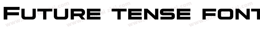 Future tense font字体转换
